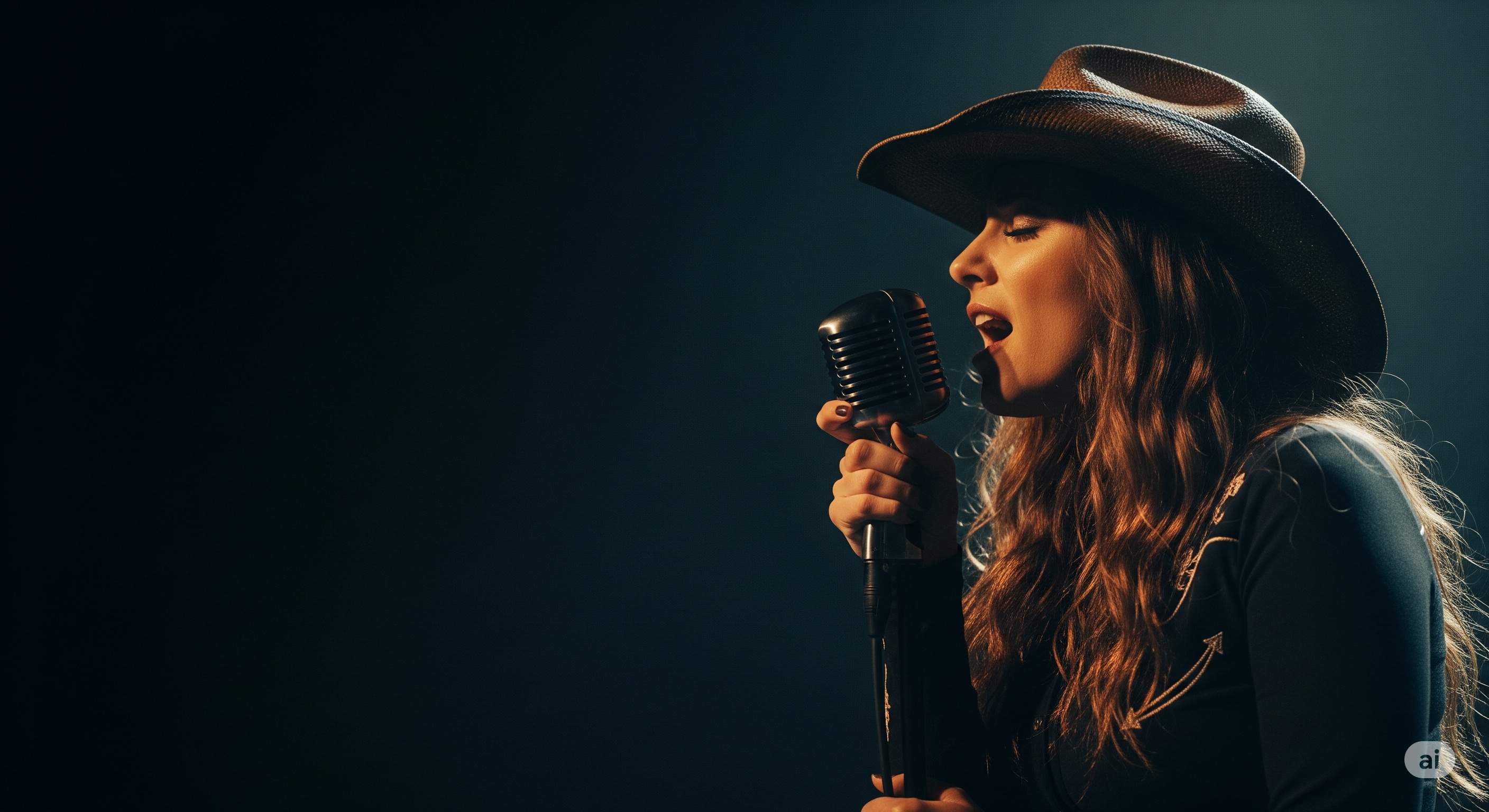 Western singing student performing at Chordscraft Institute of Music